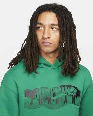 Nike Jordan Essential Fleece Grafikli Erkek Kapüşonlu Sweatshirt-DH5481-302
