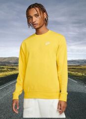 Nike Sportswear Club Fransız Havlu Bisiklet Yaka Kazak-BV2666-709