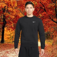 Nike Men's Swoosh Logo Sweatshirt 839667-010