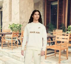 Nike Sportswear Air Brushed-Back Fleece Erkek Sweatshirt DM5207-113