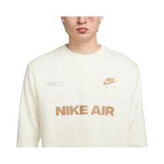 Nike Sportswear Air Brushed-Back Fleece Erkek Sweatshirt DM5207-113