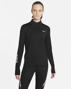  Nike Dri-Fit Tokyo Element 1/2-Zip Running Long-Sleeve  Sweatshirt-DH1487-010
