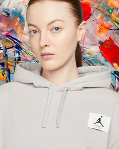  Nike Jordan Essential Fleece Hoodie Kadın Sweatshirt-DD6998-012