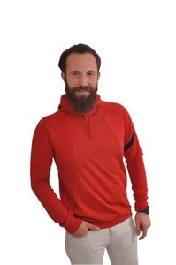 Nike Dry Acd Hoodie Po Fp Ht Erkek Kırmızı Futbol Sweatshirt CQ6679-688