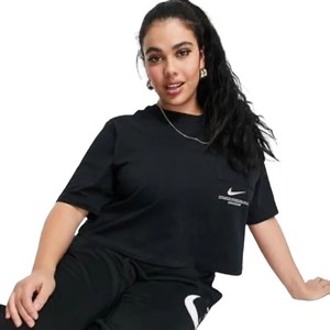 Nike Sportswear Swoosh Kadın Siyah T-shirt DN4851-010