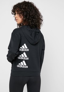 Adidas W Stacked Logo Hoodie  Kapişonlu Sweatshirt  FL4094