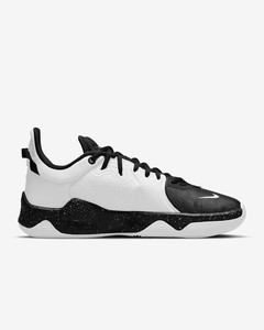  Nike Paul George PG 5 Erkek Basketbol Ayakkabısı - Siyah-Beyaz CW3143-003