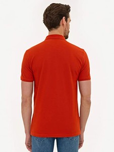  Bordo Slim Fit Basic Polo Yaka T-Shirt