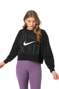 Nike W Nk Df Gx Get Fit Fc Cw 12 M Kadın  Sweatshirt-DR7612-010