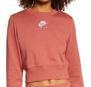  Nike Women's Air Fleece Crew Sweatshirt-DQ2895-691
