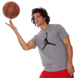  Nike Jordan Jumpman NBA Crew Erkek Gri Basketbol Tişört DA6796-091