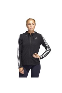Adidas 3S KNT FZ HOODY Siyah Kadın Sweatshirt -  FJ7316