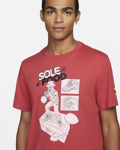 Nike Food For Your Sole unisex  T-Shirt - Red Clay-DN5164-662