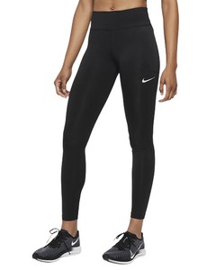Nike Orta Belli Tam Boy Kadın Koşu Taytı-siyah DB4377-010